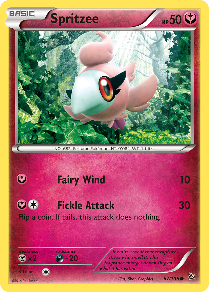 Spritzee (67/106) [XY: Flashfire] | Anubis Games and Hobby