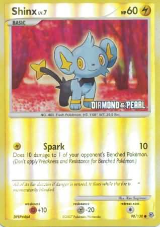 Shinx (98/130) [Burger King Promos: 2008 Collection] | Anubis Games and Hobby