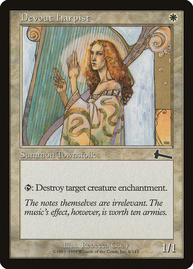 Devout Harpist [Urza's Legacy] | Anubis Games and Hobby