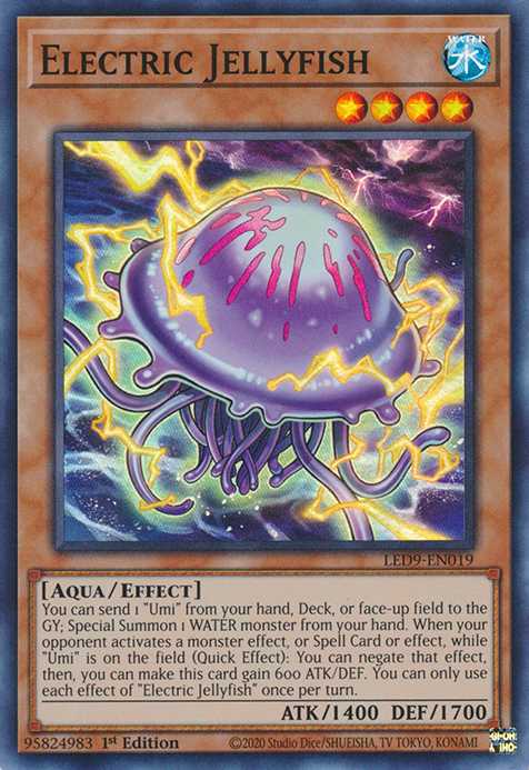 Electric Jellyfish [LED9-EN019] Super Rare | Anubis Games and Hobby