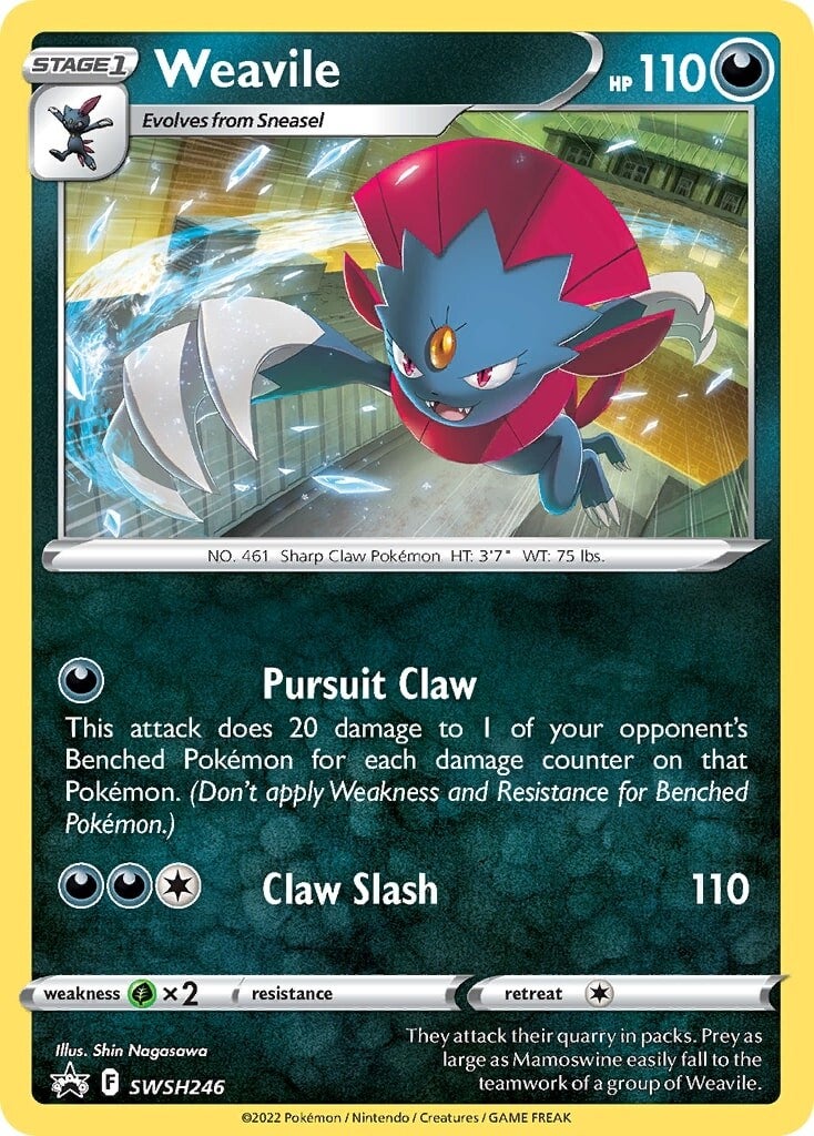 Weavile (SWSH246) [Sword & Shield: Black Star Promos] | Anubis Games and Hobby
