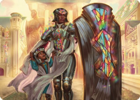 Guardian of New Benalia Art Card [Dominaria United Art Series] | Anubis Games and Hobby