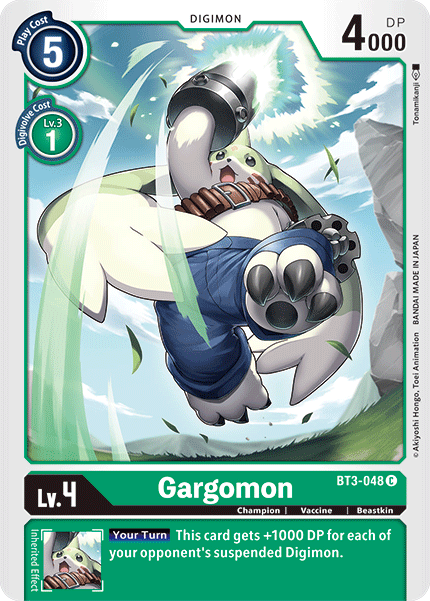 Gargomon [BT3-048] [Release Special Booster Ver.1.5] | Anubis Games and Hobby