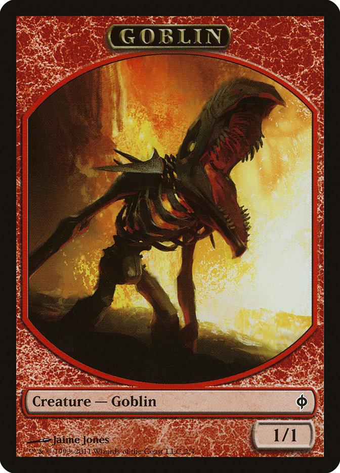 Goblin Token [New Phyrexia Tokens] | Anubis Games and Hobby