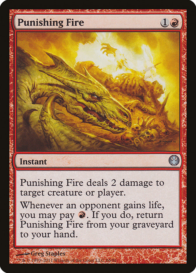 Punishing Fire [Duel Decks: Knights vs. Dragons] | Anubis Games and Hobby
