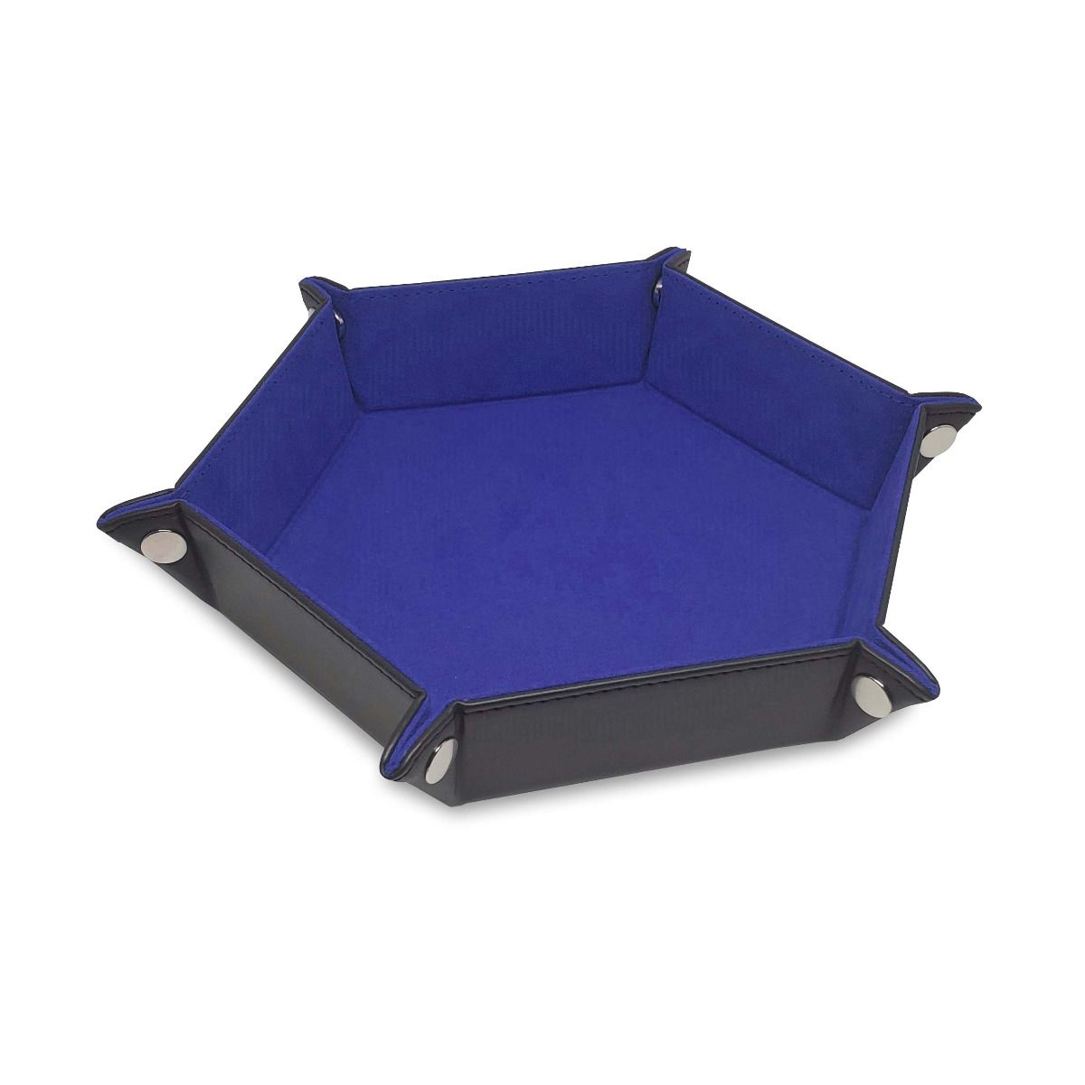 Hexagon Dice Tray LX - Blue | Anubis Games and Hobby