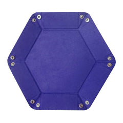 Hexagon Dice Tray LX - Blue | Anubis Games and Hobby