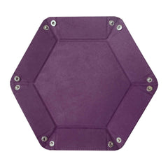 Hexagon Dice Tray LX - Purple | Anubis Games and Hobby