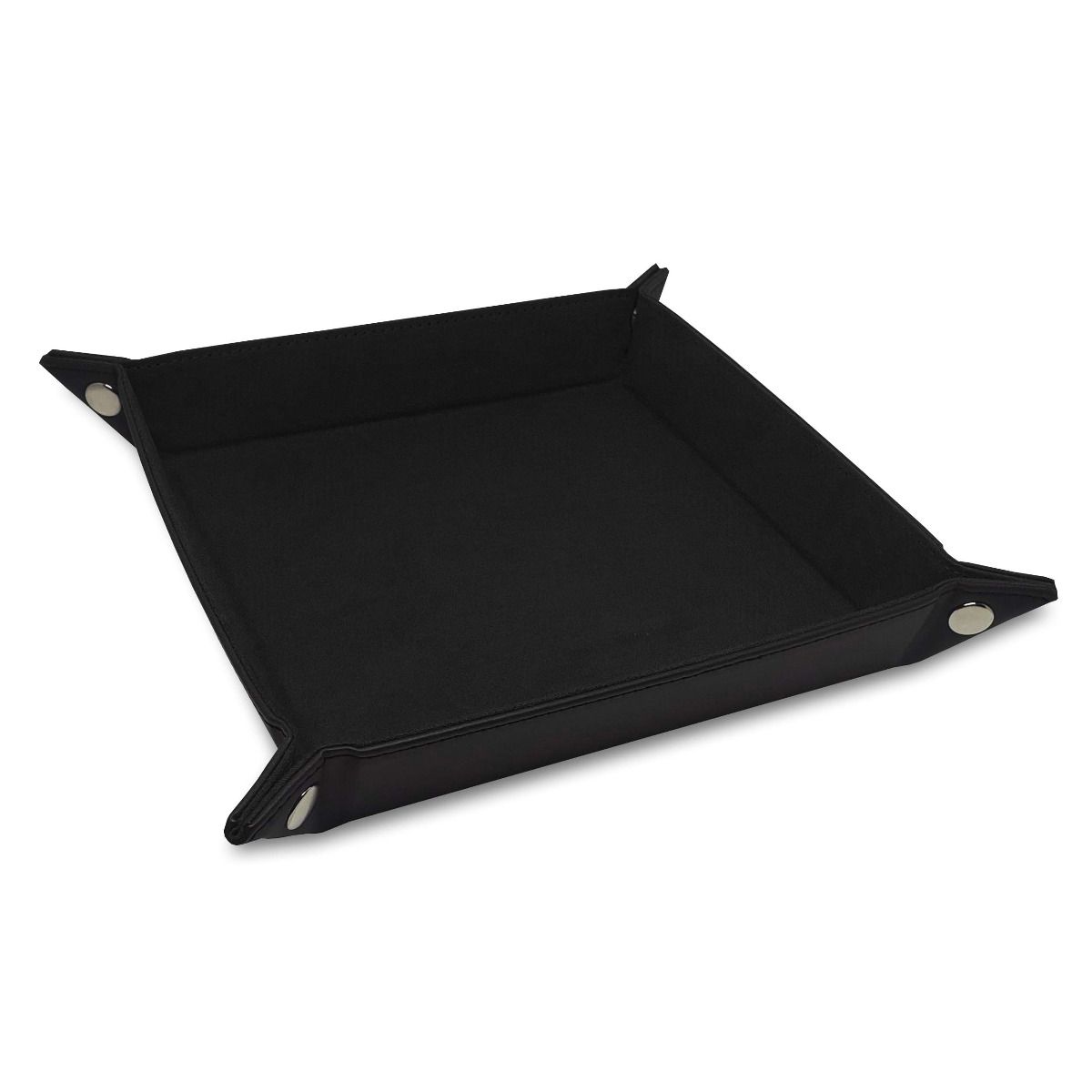 Square Dice Tray LX - Black | Anubis Games and Hobby