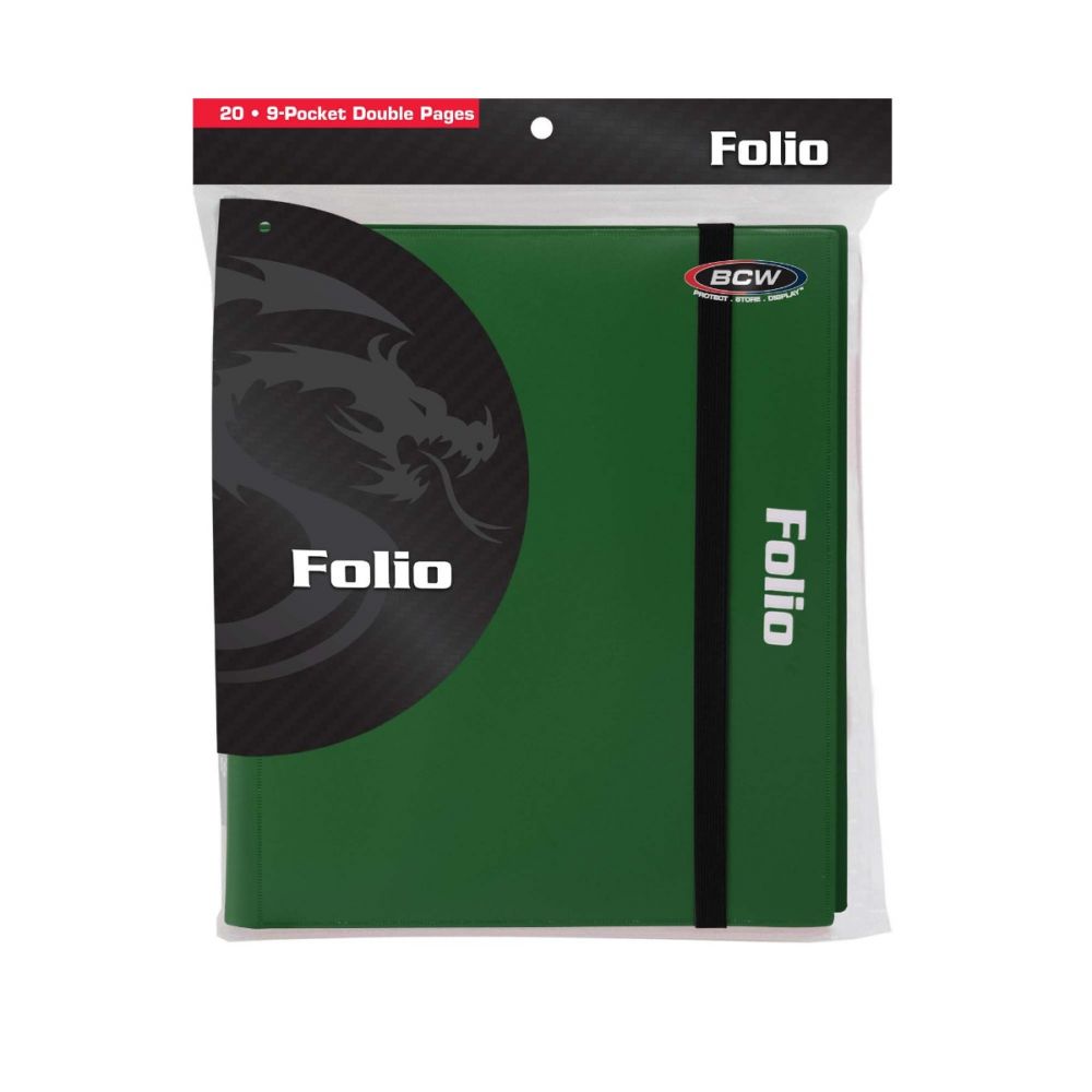 9 Pocket Folio Green | Anubis Games and Hobby