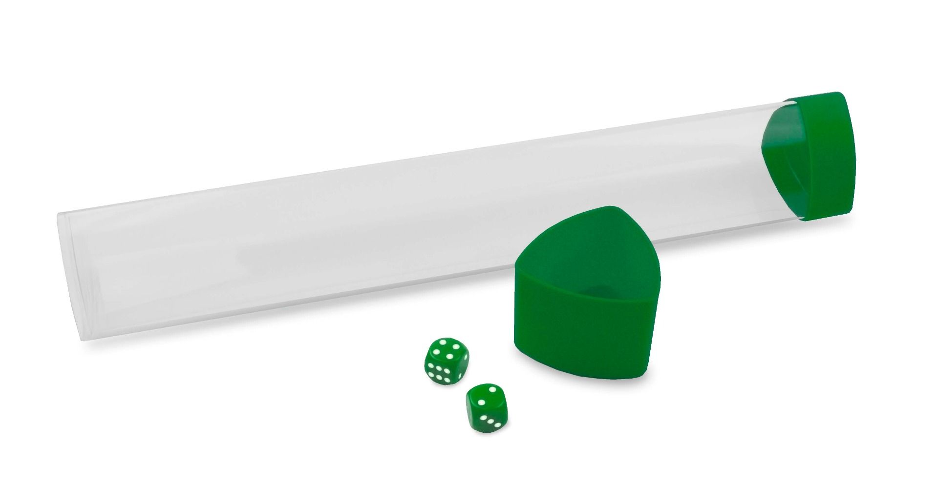 Playmat Tube - Clear/Green | Anubis Games and Hobby