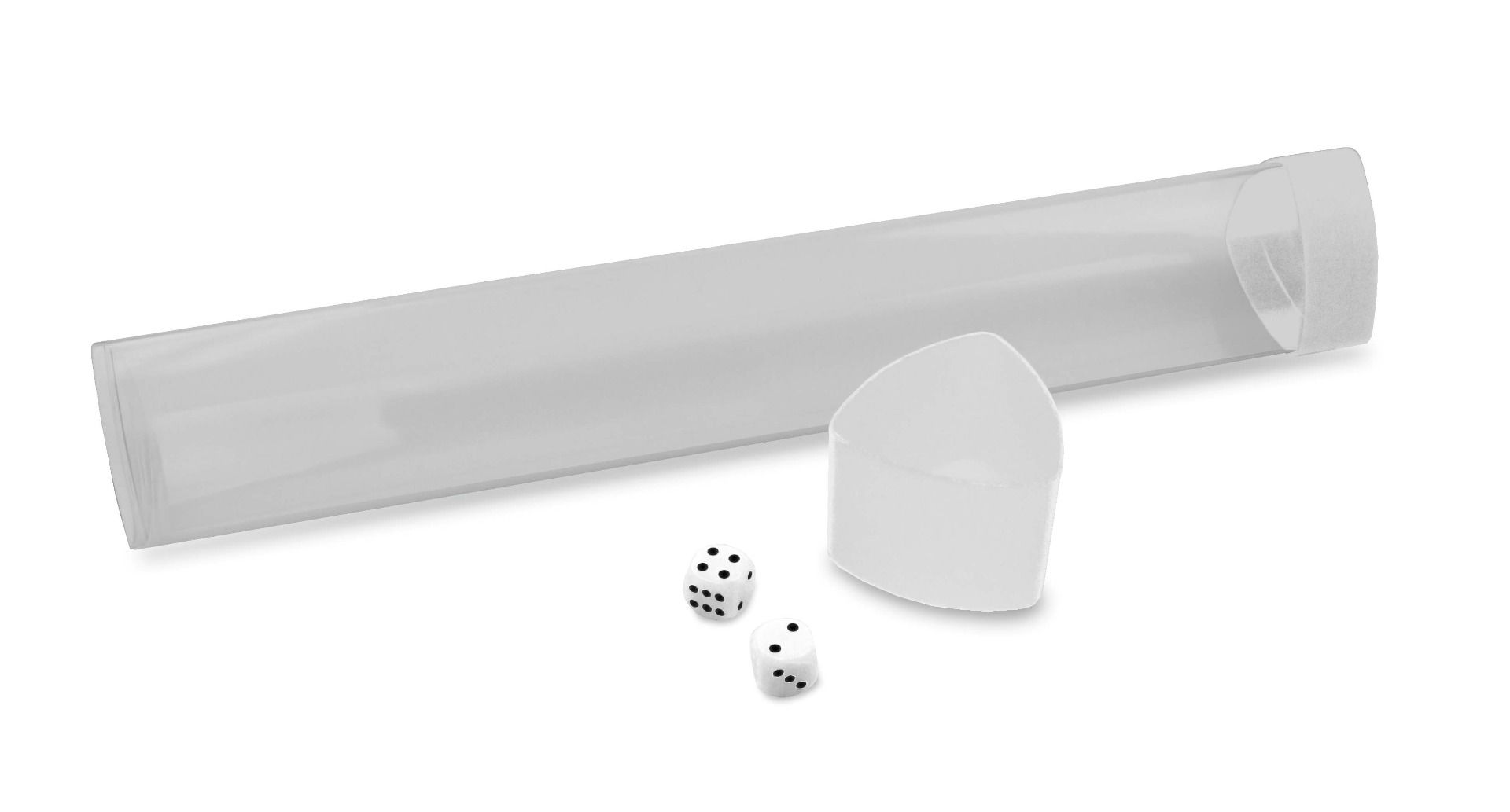 Playmat Tube - Clear/White | Anubis Games and Hobby