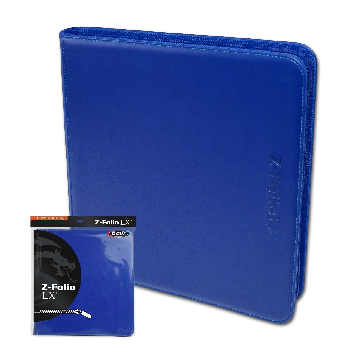 12 Pocket Folio Blue | Anubis Games and Hobby