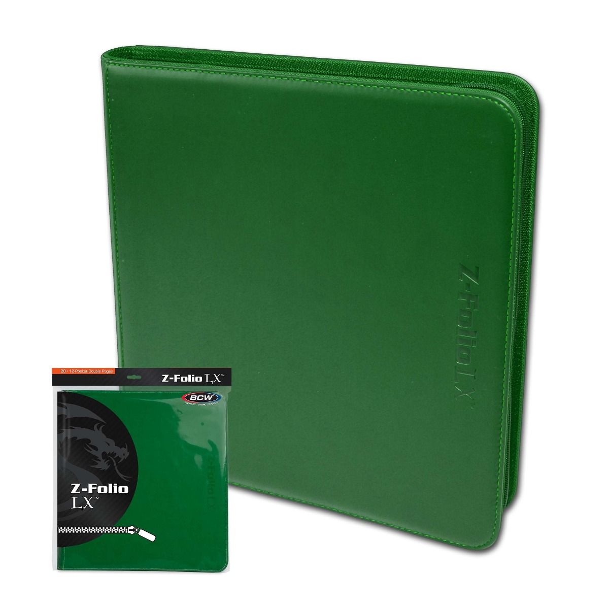 12 Pocket Folio Green | Anubis Games and Hobby