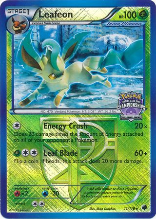 Leafeon (11/116) (States Championship Promo) [Black & White: Plasma Freeze] | Anubis Games and Hobby