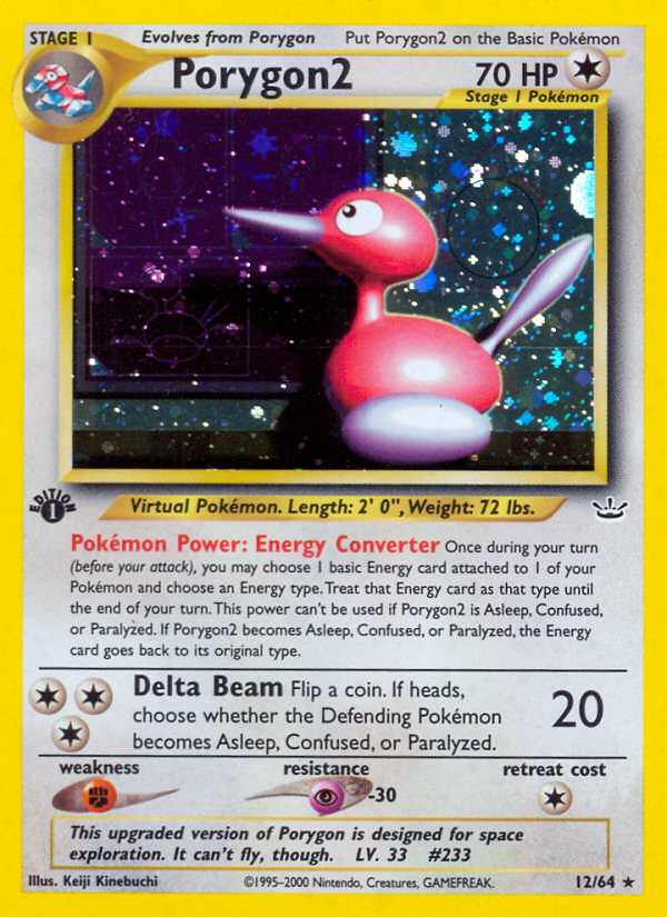 Porygon2 (12/64) [Neo Revelation 1st Edition] | Anubis Games and Hobby