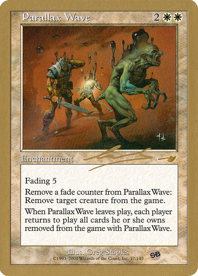 Parallax Wave (Nicolas Labarre) (SB) [World Championship Decks 2000] | Anubis Games and Hobby