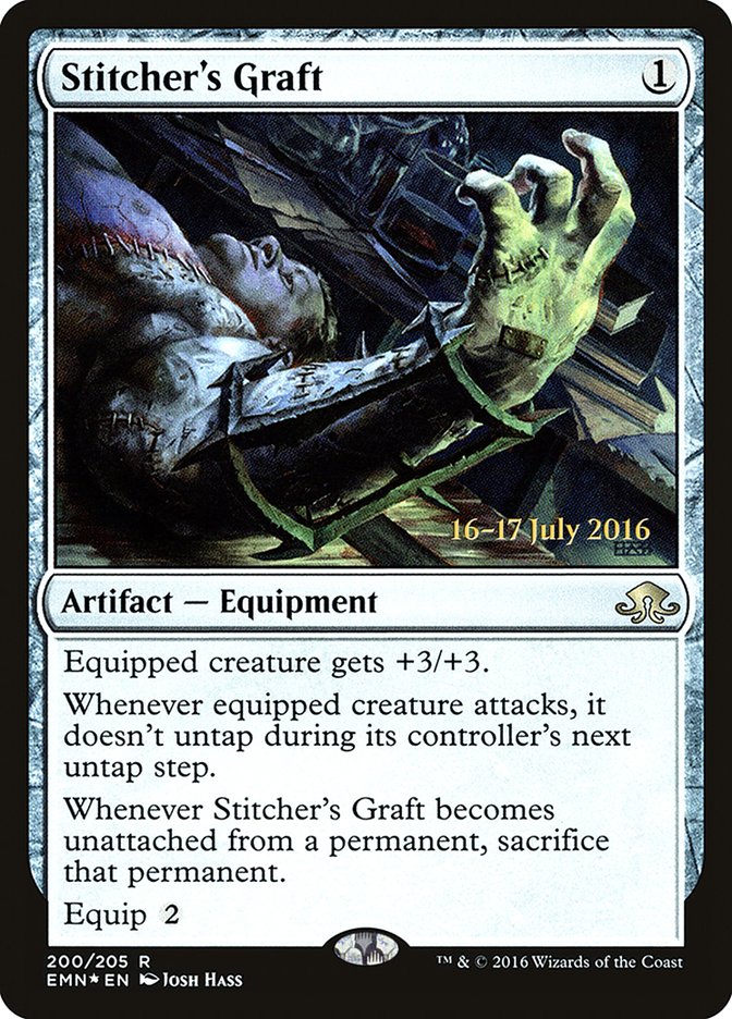 Stitcher's Graft [Eldritch Moon Prerelease Promos] | Anubis Games and Hobby