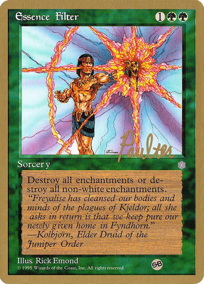 Essence Filter (Preston Poulter) (SB) [Pro Tour Collector Set] | Anubis Games and Hobby