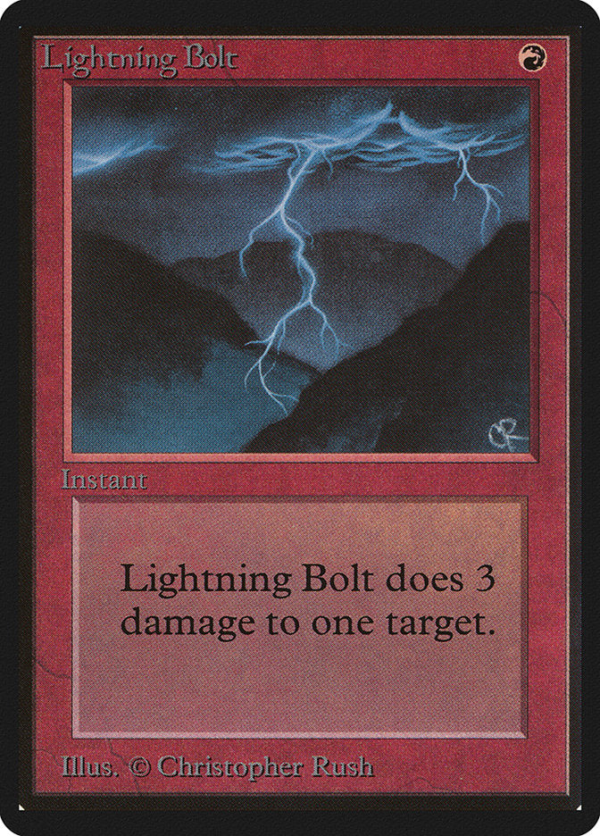Lightning Bolt [Beta Edition] | Anubis Games and Hobby