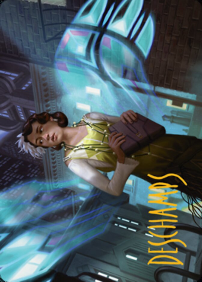 Giada, Font of Hope 1 Art Card (Gold-Stamped Signature) [Streets of New Capenna Art Series] | Anubis Games and Hobby