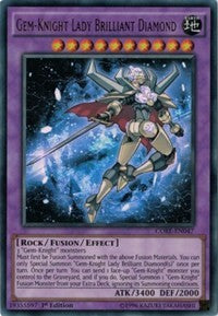 Gem-Knight Lady Brilliant Diamond [Clash of Rebellions] [CORE-EN047] | Anubis Games and Hobby