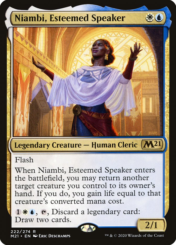 Niambi, Esteemed Speaker [Core Set 2021] | Anubis Games and Hobby