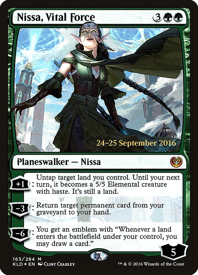 Nissa, Vital Force [Kaladesh Prerelease Promos] | Anubis Games and Hobby