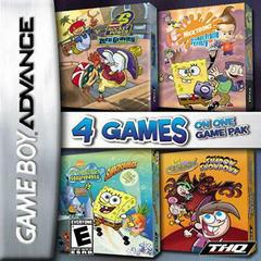 Nickelodeon 4 Games on One Game Pack - GameBoy Advance | Anubis Games and Hobby