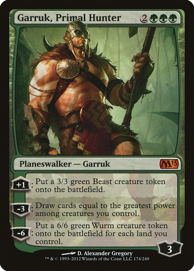 Garruk, Primal Hunter [Magic 2013] | Anubis Games and Hobby