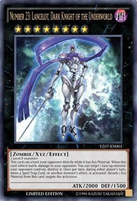 Number 23: Lancelot, Dark Knight of the Underworld [Yu-Gi-Oh! ZEXAL Manga Promotional Cards] [YZ07-EN001] | Anubis Games and Hobby