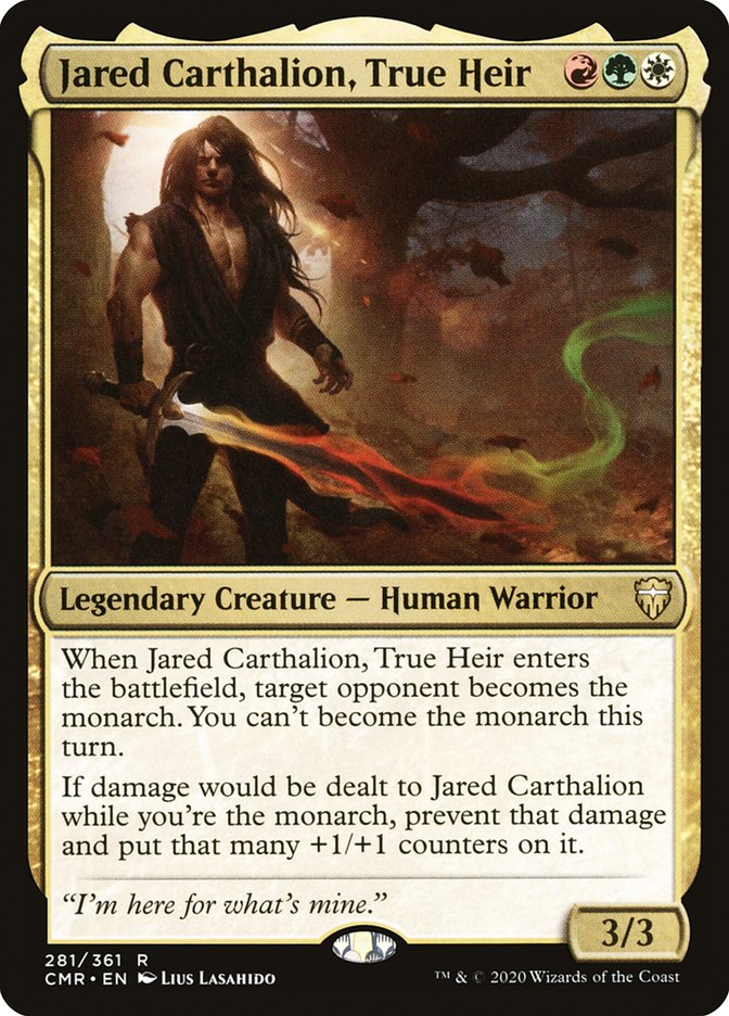 Jared Carthalion, True Heir [Commander Legends] | Anubis Games and Hobby