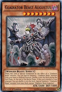 Gladiator Beast Augustus [2015 Mega-Tins Mega Pack] [MP15-EN020] | Anubis Games and Hobby