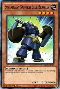 Superheavy Samurai Blue Brawler [2015 Mega-Tins Mega Pack] [MP15-EN067] | Anubis Games and Hobby