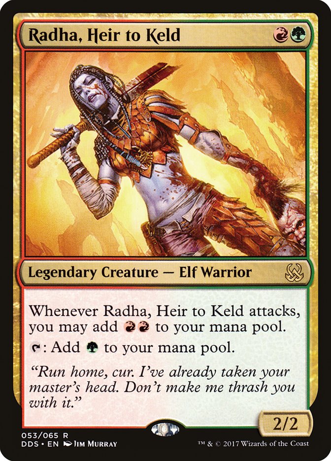 Radha, Heir to Keld [Duel Decks: Mind vs. Might] | Anubis Games and Hobby