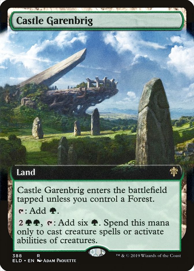 Castle Garenbrig (Extended Art) [Throne of Eldraine] | Anubis Games and Hobby