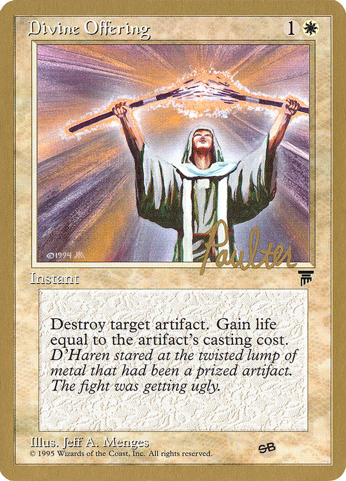 Divine Offering (Preston Poulter) (SB) [Pro Tour Collector Set] | Anubis Games and Hobby