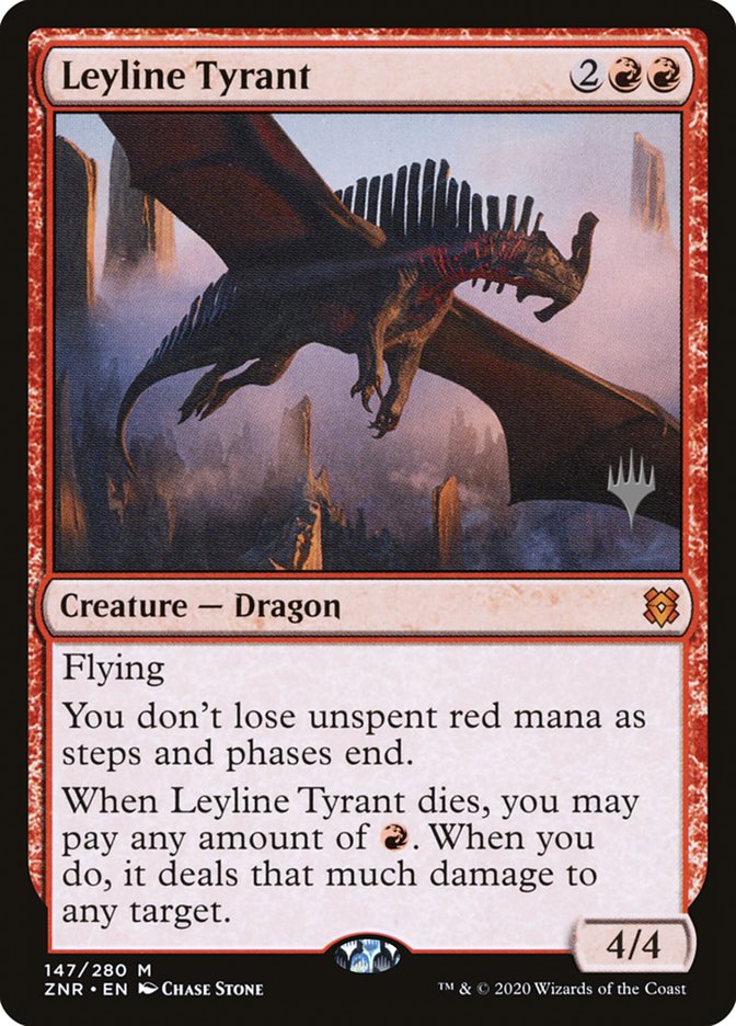 Leyline Tyrant (Promo Pack) [Zendikar Rising Promos] | Anubis Games and Hobby