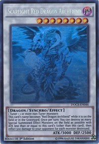 Scarlight Red Dragon Archfiend (Ghost) [Dimension of Chaos] [DOCS-EN046] | Anubis Games and Hobby