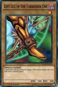 Left Leg of the Forbidden One (A) [King of Games: Yugi's Legendary Decks] [YGLD-ENA19] | Anubis Games and Hobby