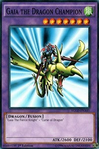 Gaia the Dragon Champion (A) [King of Games: Yugi's Legendary Decks] [YGLD-ENA41] | Anubis Games and Hobby