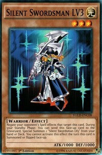 Silent Swordsman LV3 (C) [King of Games: Yugi's Legendary Decks] [YGLD-ENC08] | Anubis Games and Hobby