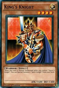 King's Knight (C) [King of Games: Yugi's Legendary Decks] [YGLD-ENC15] | Anubis Games and Hobby