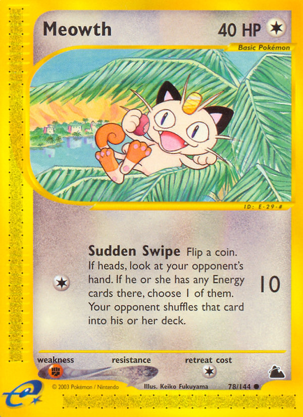 Meowth (78/144) [Skyridge] | Anubis Games and Hobby