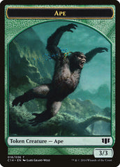 Ape // Zombie (011/036) Double-Sided Token [Commander 2014 Tokens] | Anubis Games and Hobby
