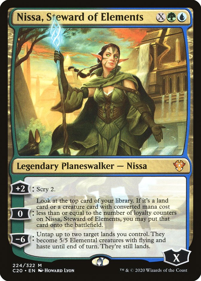 Nissa, Steward of Elements [Commander 2020] | Anubis Games and Hobby