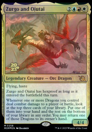 Zurgo and Ojutai [March of the Machine Prerelease Promos] | Anubis Games and Hobby