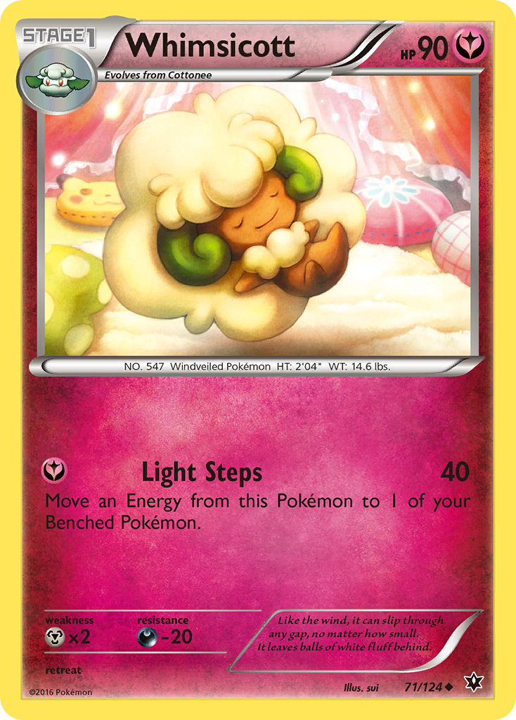 Whimsicott (71/124) [XY: Fates Collide] | Anubis Games and Hobby