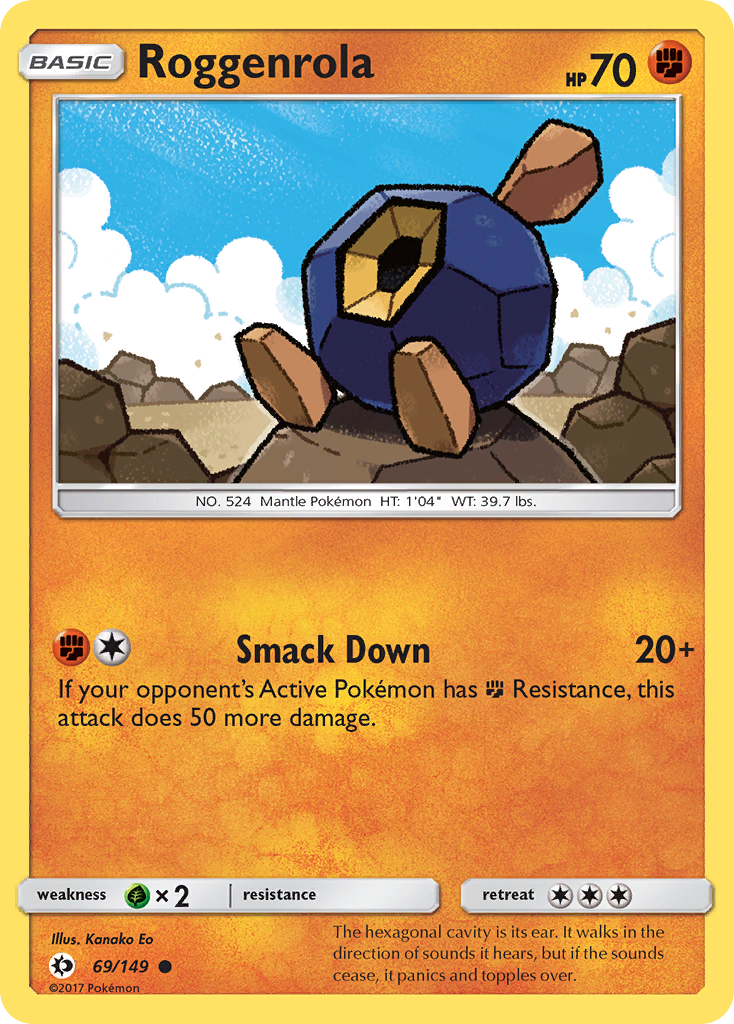 Roggenrola (69/149) [Sun & Moon: Base Set] | Anubis Games and Hobby