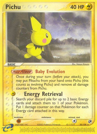 Pichu (20/100) [EX: Sandstorm] | Anubis Games and Hobby